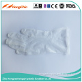Disposable CE ISO standard clear blue powder free and powdered examination pvc/vinyl gloves